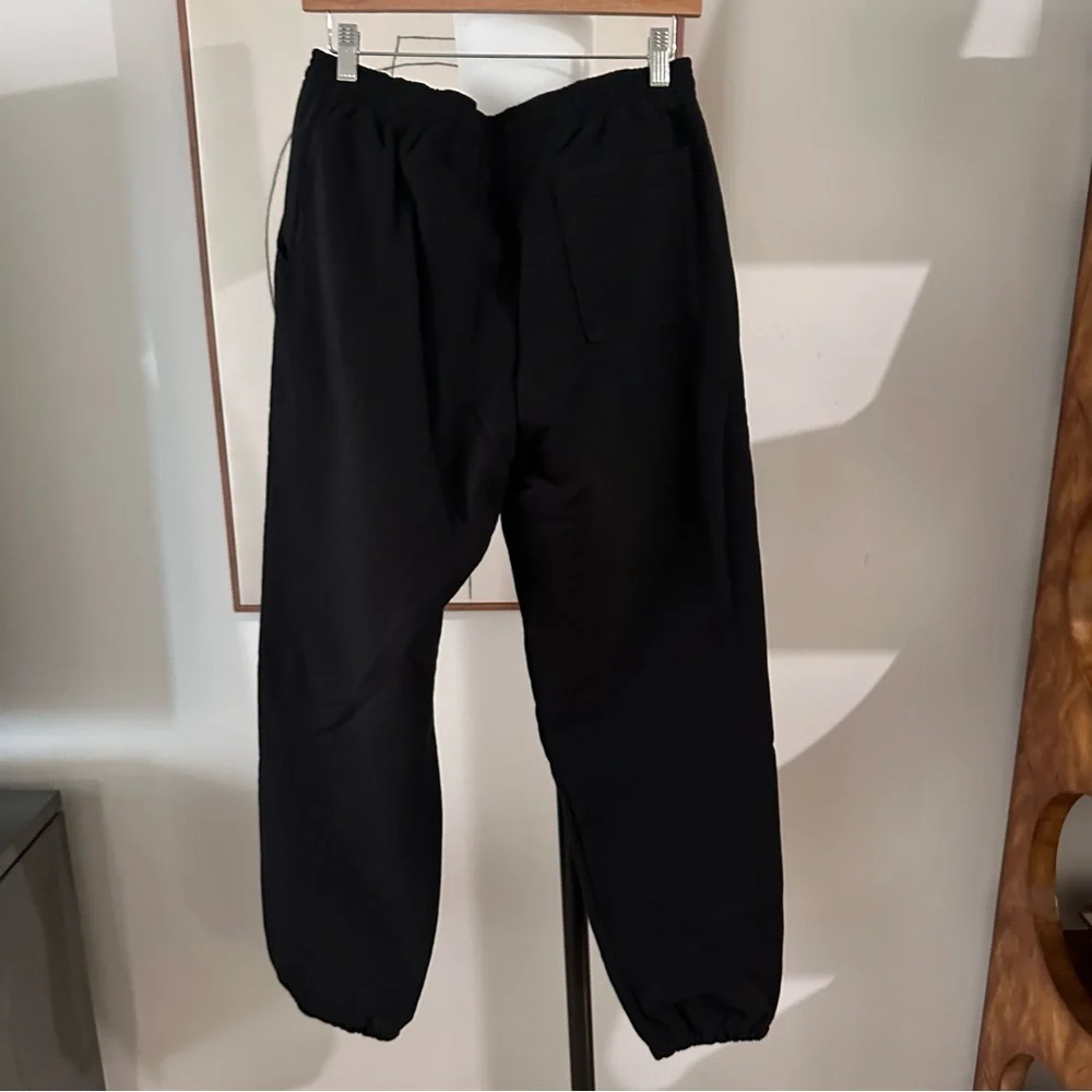 Shadow Hill USA Sweatpants A‎ World Beyond Jogger Black Streetwear Size L